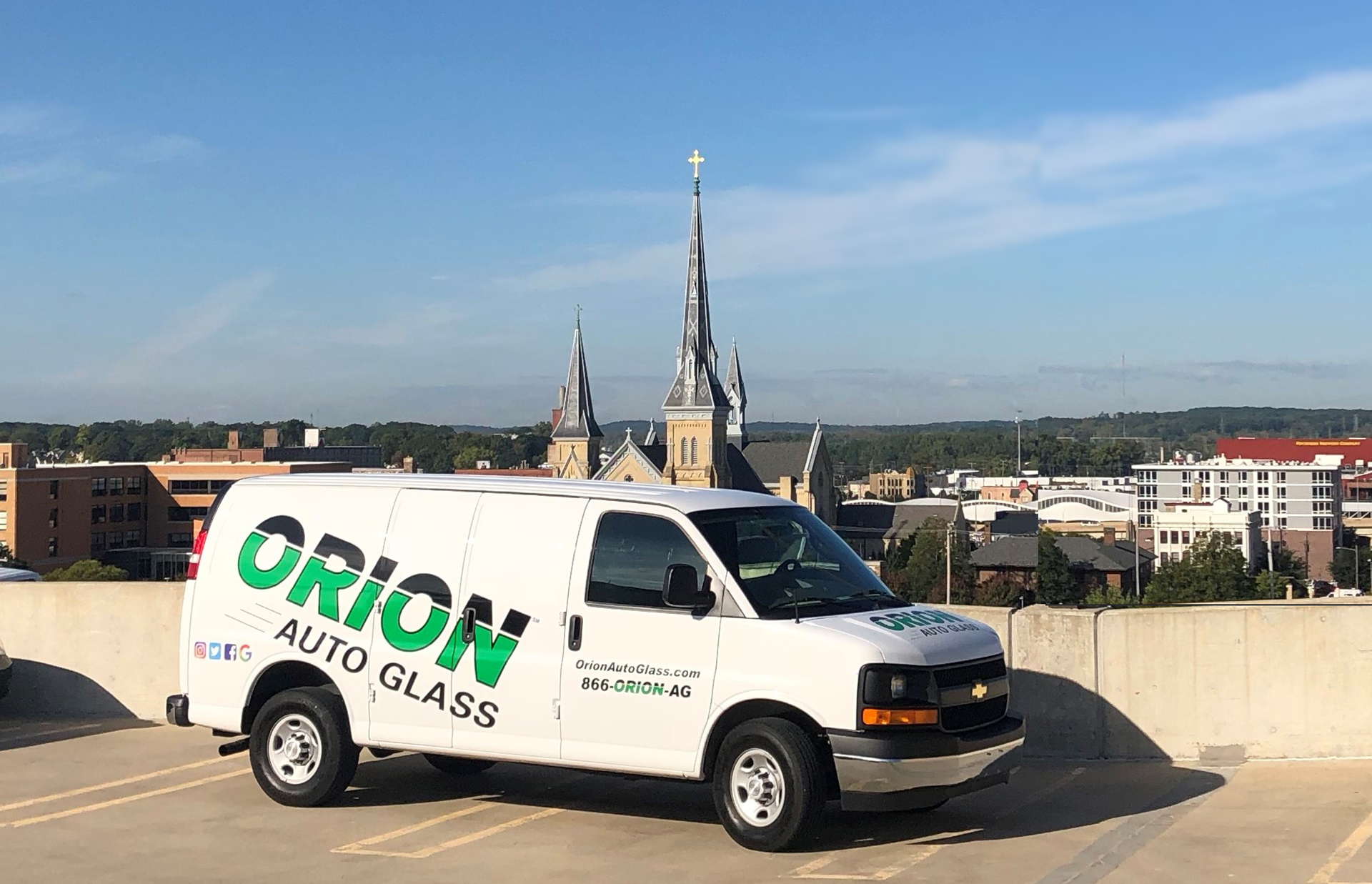 Orion Auto Glass van in Grand Rapids