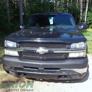 black truck, chevy truck, windshield replacement